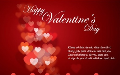 Lời chúc Valentine hay ý nghĩa nhất tặng người yêu bằng hình ảnh