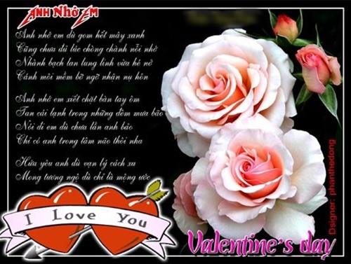 Lời chúc Valentine hay ý nghĩa nhất tặng người yêu bằng hình ảnh