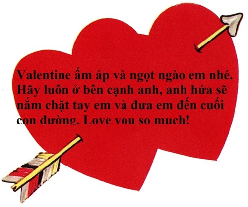 Lời chúc Valentine hay ý nghĩa nhất tặng người yêu bằng hình ảnh