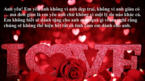 Lời chúc Valentine hay ý nghĩa nhất tặng người yêu bằng hình ảnh