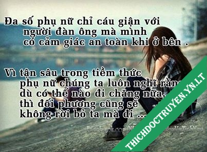Những câu nói hay nhức nhối không thể chối cãi về con gái khi yêu