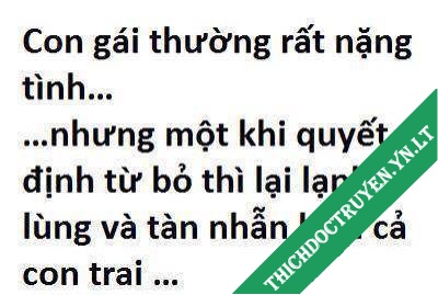 Những câu nói hay nhức nhối không thể chối cãi về con gái khi yêu
